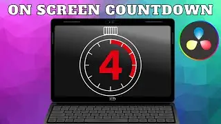 How to do a On Screen Count Down in Davinici Resolve