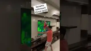 Dynamic wallmount for 55inch QLED #motorola #qled #envision #55inch
