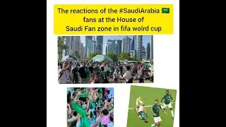 The reactions of the #SaudiArabia  fans at the House of Saudi Fan zone in the #fifa22 #qatarworldcup