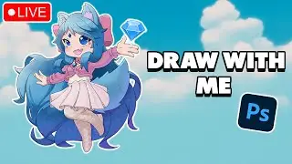Jinx Fan Art, Tea, and Good Vibes, Productivity Stream | !YouTube !Discord !Etsy