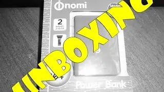 Unboxing - Портативная батарея для телефона Nomi A104