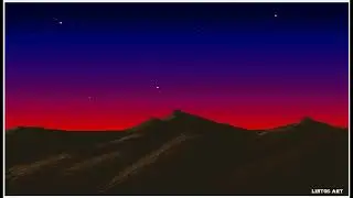 How to draw a beautiful scenery on Ms paint| Ms paint drawing scenery tutorial