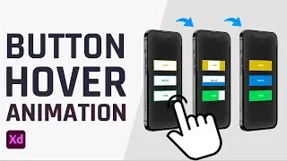 Hover button animation in Adobe xd