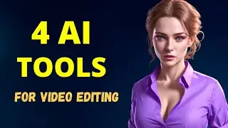 TOP 4 AI TOOLS FOR  CONTENT CREATOR!