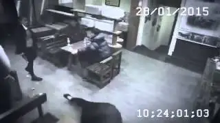 Chinese Ninja Girl Woops Ass When Restaurant Patrons Get Rowdy