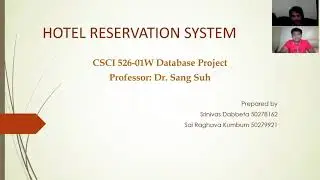 DATABASE DESIGN FOR HOTEL RESERVATION SYSTEM