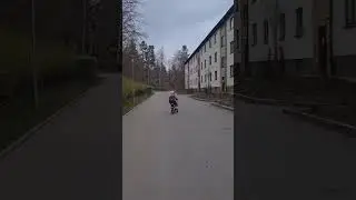 Biking like pro at age of 5 #balance #bicycle #hertime