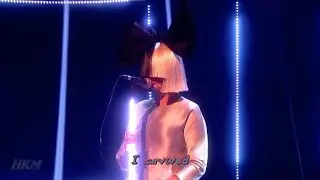 Sia   - Alive live on UK TV /w lyrics