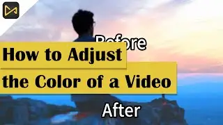 How to Adjust the Color of a Video-2 Methods | AceMovi#videoediting  #tutorial