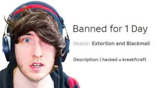 KreekCraft gets BANNED on ROBLOX..