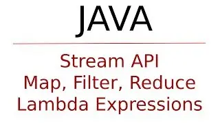 Java Map, Reduce, Filter and Stream api