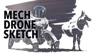 MECH DRONE SKETCH