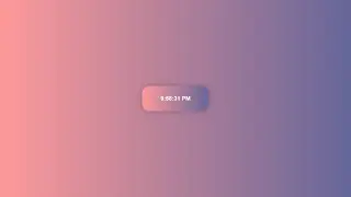 Build a Sleek Digital Clock with HTML, CSS & JavaScript (Beginner Friendly!) | Mini Project | Talyb