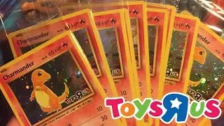 First Look at Base Set Charmander Reprint Toys R Us Promo! - For Pokemon Event on 10/30/2016