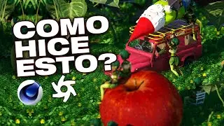 Composicion Cinema 4d 🔥 Octane Render 🔥 Como componer con Cinema y Octanes 🔥