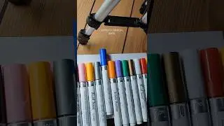Beautiful Scenery Drawing Using Acrylic Markers ✨ #easydrawing  #acrylicpainting  #satisfying  #art