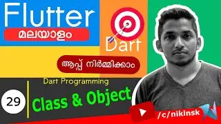 29 Introduction to Class and Objects [Flutter Developer Course Malayalam]