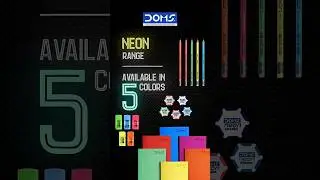DOMS Neon Range – Brighten Your Ideas with a Splash of Neon!