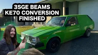 COMPLETING A 3SGE BEAMS SWAP IN MY KE70 PANEL VAN