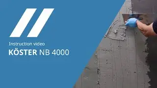 KÖSTER NB 4000 - Polymer modified mineral coating for waterproofing building structures