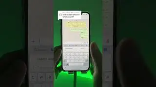 TRADUCI în timp ce vorbești pe WHATSAPP 🤯 #shorts #phone #tiktok