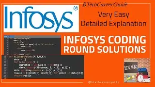 Infosys Coding Round Solutions | All TestCases Passed | 😍 | @btechcareerguide #infosys #coding #solu