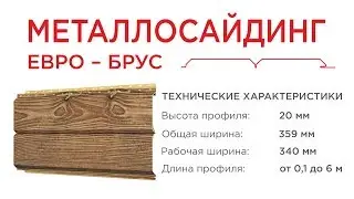 Сайдинг Евро Брус под брус