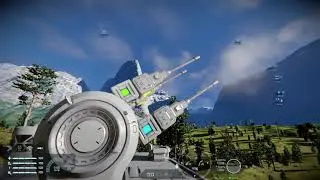 Space Engineers Xbox: Dwolfyone Plays with Custom Turret Controllers