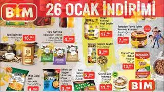 BİM MARKET 26 OCAK 2001 İNDİRİMLİ ÜRÜNLER KATALOĞU