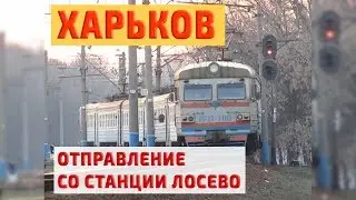 Лосево. Электропоезд ЭР2Т-7110\ЭР2Р-7043 - Loseve. Electric train ER2T-7110\ER2R-7043