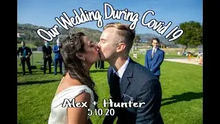 Alex+Hunter OUR WEDDING Ceremony during Covid19 #6