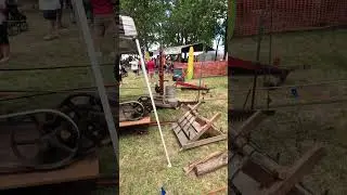 How much can one hit and miss engine run? 😎 Sycamore Illinois Tractor Show #shorts