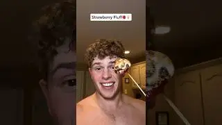 Turning a Strawberry Into a S’MORE!