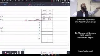 Computer Organization and Assembly Language 14 - Parameter Passing through Stack, Ret N (Urdu)