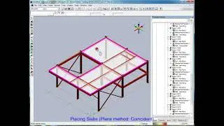 SP3D # 05  Place Slab   Plane Method  Coincident