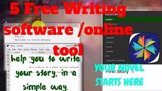Top 5 best free Writing software (Doc, Story, Novel, Screenplay)