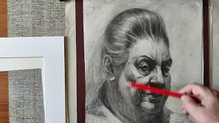 Как штриховать портрет.