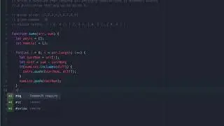 Finding all possible sums in an array - Javascript