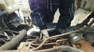 Foton Ollin 1049а. Новый ТННД, новая топливная магистраль, высверловка болтов