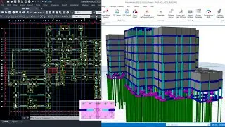 PILE CAP CLASHED EDITING SOLUTION IN PROTASTRUCTURE AND AUTOCAD/ DETAILS DRAWINGS