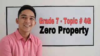 Properties of Real Numbers  ( zero property ) I Señor Pablo TV