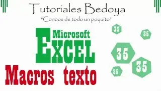 Como convertir  numeros a  letras en Microsoft Excel, Tutorial-Macros