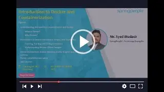 SYED MUDASIR    Introduction to Docker and Containerization