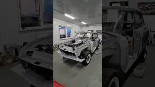 Волга ГАЗ-21 V8 первый запуск!
