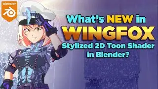 Stylized 2D Toon Shader in Blender - Files included