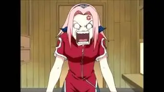 Naruto y Sasuke Vomitan la comida  frente Sakura  español latino