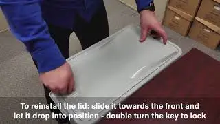 Removing the Shredinator Lid
