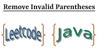 Leetcode Question 301 