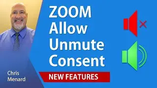 Zoom: Request consent to unmute participants