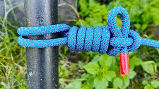 NEW! How to tie a very secure Knot that is easy to untie